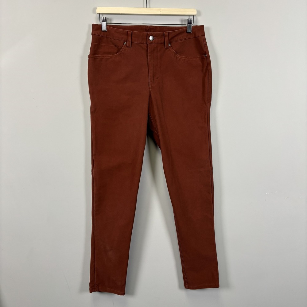 Lululemon Mens ABC Slim Pant Utilitech Red Brick Casual Everyday Pants